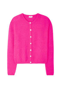 Vitow Cardigan - Fluro Pink Melange