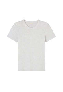 American Vintage: Sonoma Round Collar T-shirt - Arctic Mélange
