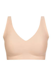 Chantelle: Power Plunge Wire-Free bra - Golden Beige