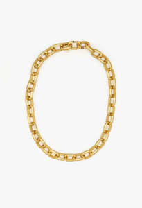 Jewellery: Le Link Necklace - Vintage Gold