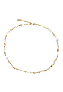 Jewellery: Mimi Pearl and Gold Necklace