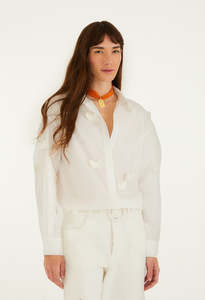 Butterflies Blouse - Off White
