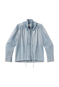 Citizens Of Humanity: Calista Frill Collar Shirt - Skylar