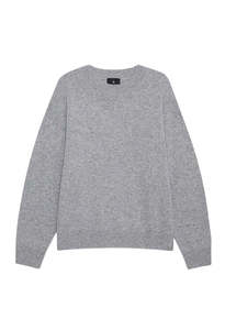 Lee Crew Sweater - Medium Heather Grey