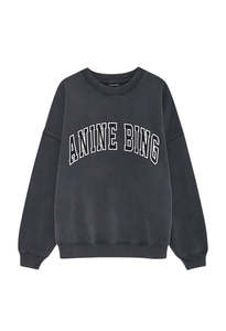 Miles Sweatshirt New Classic - Washed Black