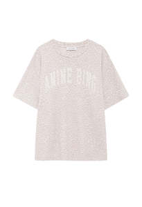 Anine Bing: Cade Tee Anine Bing - Washed White Leopard