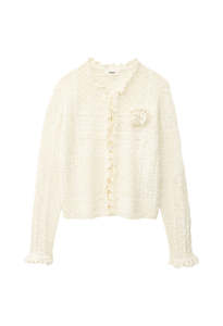 Ba Sh: Soria Cardigan - Ecru