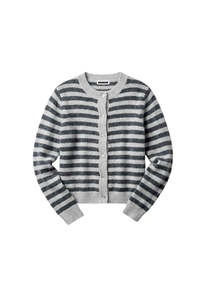 Amara Stripe Malou Cardigan - Smokey Stripe