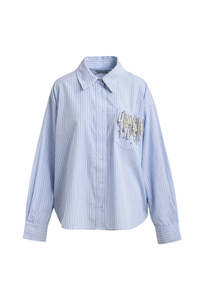 Jommeke Shirt - Dark blue / Light blue