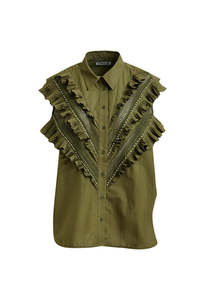 Jeandarlene Shirt - Olive Martini
