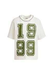 Jisos T-shirt - Off-white/Green