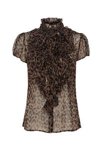 Lilja SS Shirt - Chocolate Brown