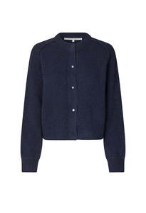 Banja Knit Raglan Cardigan - Carbon