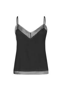 Second Female: Diaz Strap Top - Black
