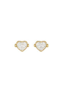 Heart Jewelry Buttons - Gold