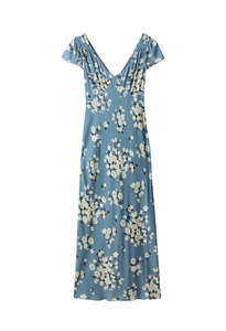 Cathy Dress - Amelia Bouquet Blue