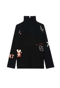 Bleeza WS Multisketch Turtleneck - Black