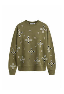 Jix Sweatshirt - Olive Martini