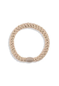 KKNEKKI Beige Glitter Hair Ties