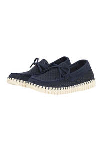 Shoes: Tulip Sailor Shoe - Dark Indigo
