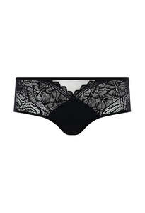 Chantelle: Floral Touch Covering Shorty - Black