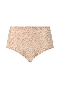 High Waist Brief - Norah Nude Print