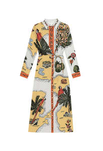 Beaches Path Multicolour Maxi Dress