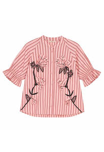 Jeez Blouse - Faded Plum