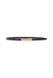 The Patent Lady Belt - Black/Gold