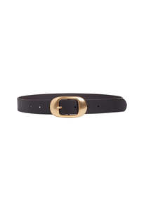The Skinny Jean Belt - Dark Brown/Antique