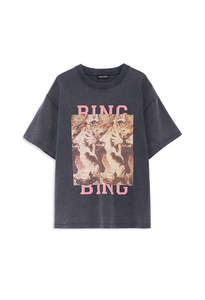 Cade Tee Tiger Bing - Washed Black