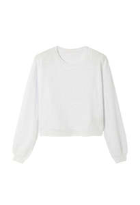 Sonoma Long Sleeve Sweatshirt - White