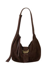 Sac Suede Youyou Hobo - Choco