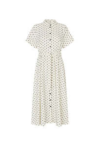 Dresses: Blake Midi Dress - Dot Print