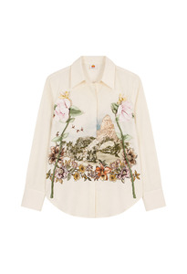 Toile De Rio Long Sleeve Shirt - Off-White