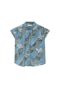 Ayako Shirt - Shikoku Indigo