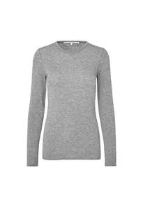 Matima O-Neck Tee - Grey Mélange