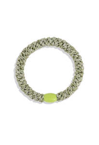KKNEKKI Sparkling Green Glitter Hair Ties