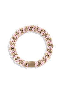 KKNEKKI Light Pink-Beige Glitter Stripe