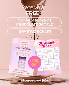 Oat Milk Rich Drinking Chocolate Sample & Gratitude Pack