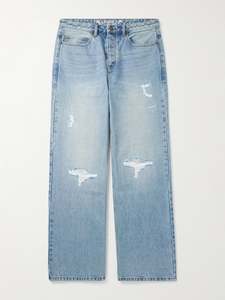 Rangi Straight-Leg Repaired Jeans