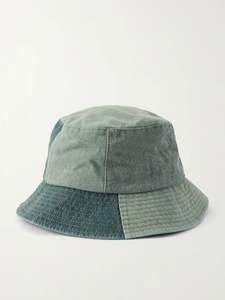 Patchwork Denim Bucket Hat