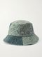 Patchwork Denim Bucket Hat