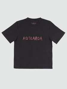 Aotearoa Print Cotton-Jersey T-Shirt
