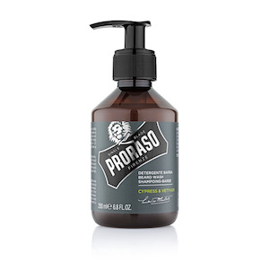 Beard Wash: Proraso Beard Shampoo Cypress Vetyver