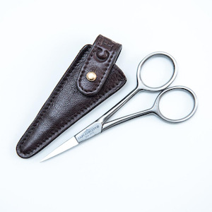 Beard And Moustache Grooming: Captain Fawcett's Men's Grooming Scissors with Leather Pouch