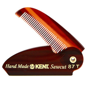 Beard And Moustache Grooming: Kent 87T Folding Beard and Moustache Comb