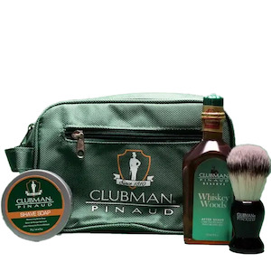 Clubman Pinaud Whiskey Woods Shave Kit