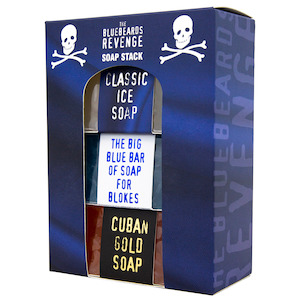Valentines Gifts For Men: Bluebeards Revenge Soap Stack Gift Set