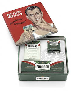 Proraso Green Refreshing Vintage Gift Set Tin